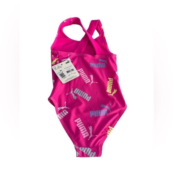 NWT Puma Girl’s One Piece Swimsuit (4) - Picture 2 of 3